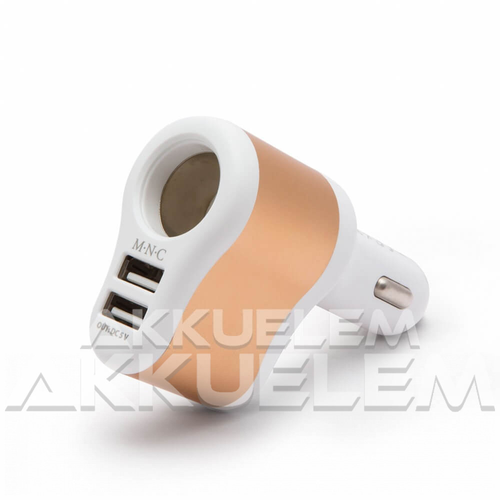 Szivargyújtó aljzat + 2db USB csatl. 5V 2,1A 54921WH