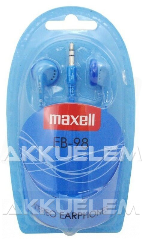 MAXELL EB-98 fülhallgató kék színű