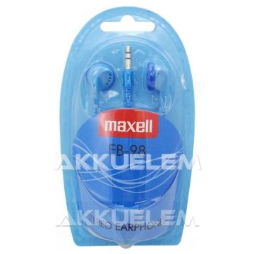 MAXELL EB-98 fülhallgató kék színű
