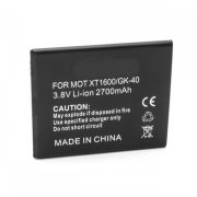   Motorola XT1600 GK40 3,8V 2700mAh utángyártott okostelefon akkumulátor