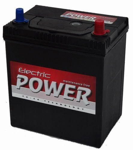   Electric Power 12V 40Ah 300A ASIA JOBB+ vékony autó akkumulátor