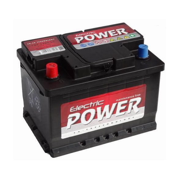 Electric Power 12V 55Ah 420A BAL+ autó akkumulátor