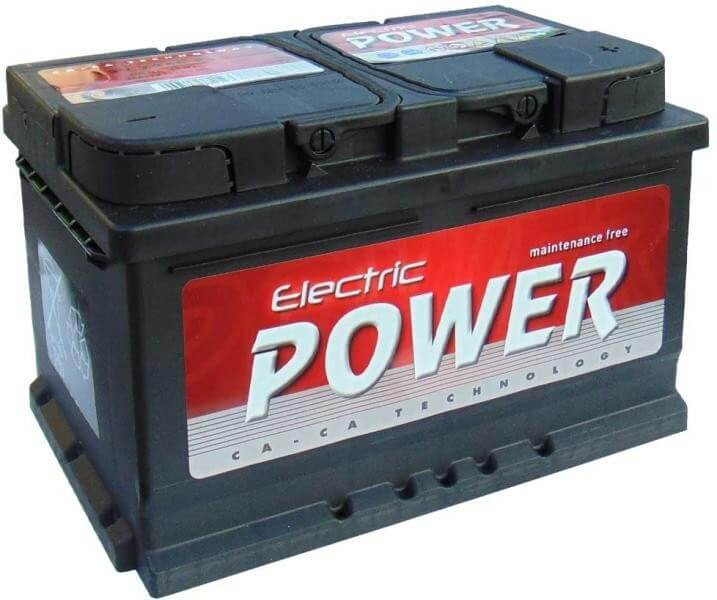 Electric Power 12V 72Ah 680A JOBB+ autó akkumulátor