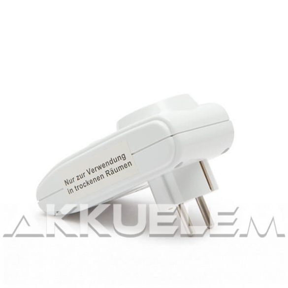 Hálózati USB töltő adapter 2 x USB + 1 x EU hálózati dugaljjal 5512
