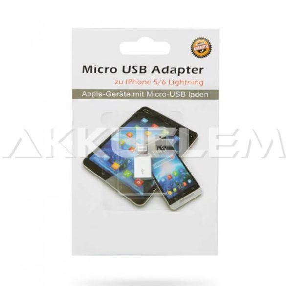 Adapter iPhone Lightning-microUSB átalakító