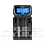 XTAR X2 Li-ion/Ni-MH két csatornás hálózati/USB-s akkumulátor töltő