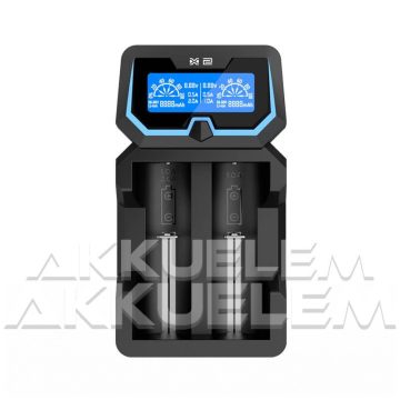   XTAR X2 Li-ion/Ni-MH két csatornás hálózati/USB-s akkumulátor töltő