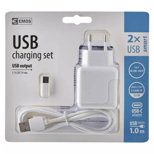 Adapter USB-C / micro-USB 3.1A V0119