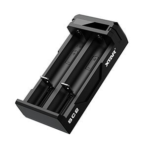 XTAR SC2 két csatornás Li-ion USB-s akkumulátor töltő
