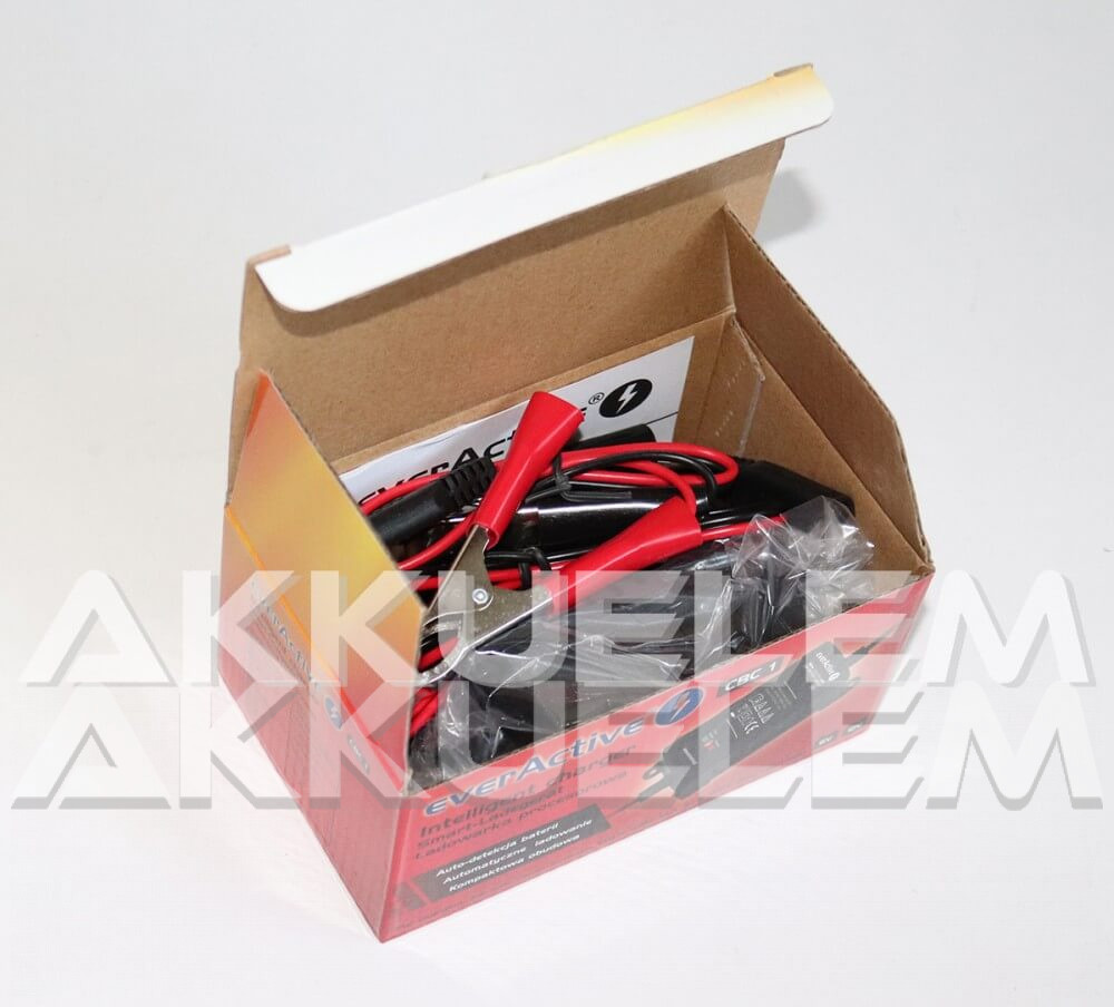 EverActive CBC-1 6/12V motor akkumulátor töltő
