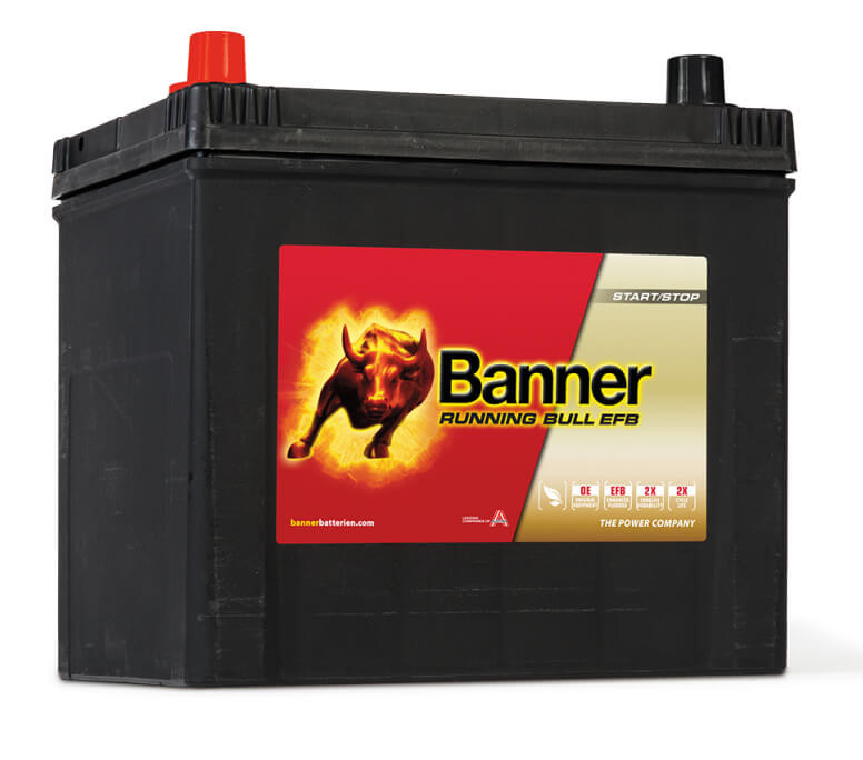   Banner Running Bull EFB 56516 12V 550A 65Ah autó akkumulátor ASIA BAL+