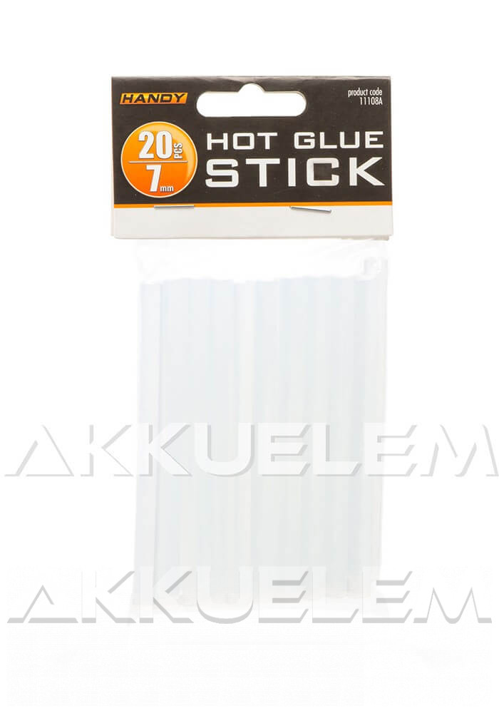 Ragasztópisztoly töltet 20db 7mm ragasztórúd 11108A
