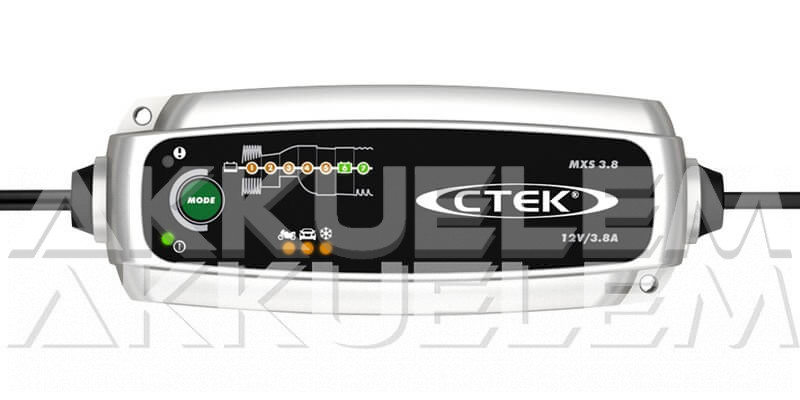 CTEK MXS 3.8 autó akkumulátor töltő 12V