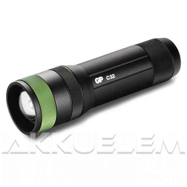 GP led lámpa C32 3*AAA Cree 300lm zoom