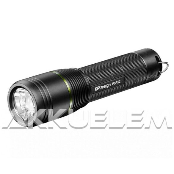 GP Design PSR52 10W 1050lm taktikai lámpa Cree XP-L LED, 18650 akku + töltő