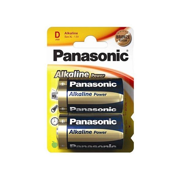 Panasonic Bronze LR20 D alkáli elem 2db/bliszter