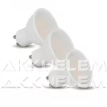 V-TAC GU10 5W 400lm 4000K 110 ° LED-izzó opál 3 db-os csomagban