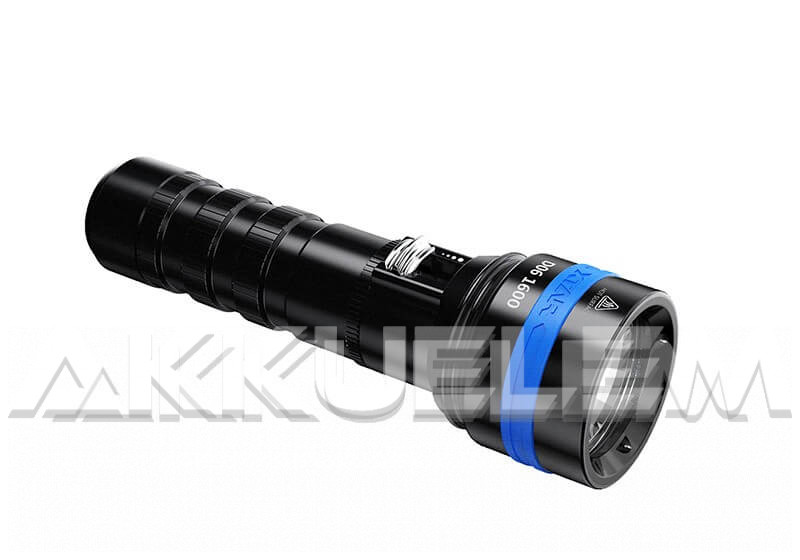 Xtar D06 1600 lum búvárlámpa szett (MC1 Plus, 18650 3500mAh) 4500K