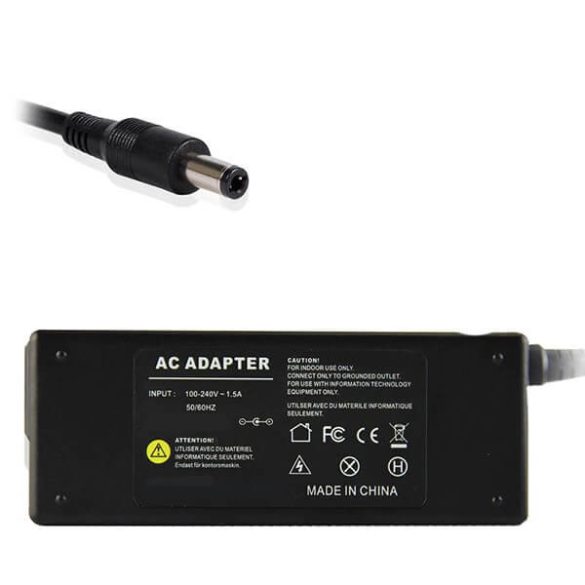 Fujitsu-Siemens 20V 6A 90W 5,5x2,5mm utángyártott notebook adapter