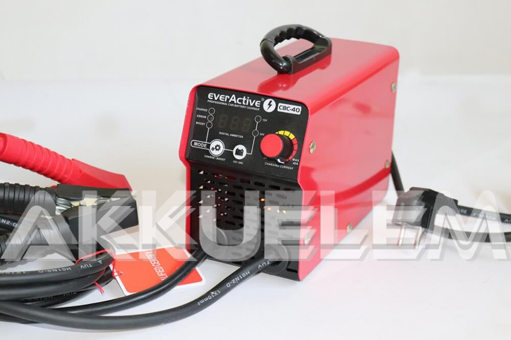 everActive CBC-40 12V/24V 5-40A autó akkumulátor töltő-rásegítő
