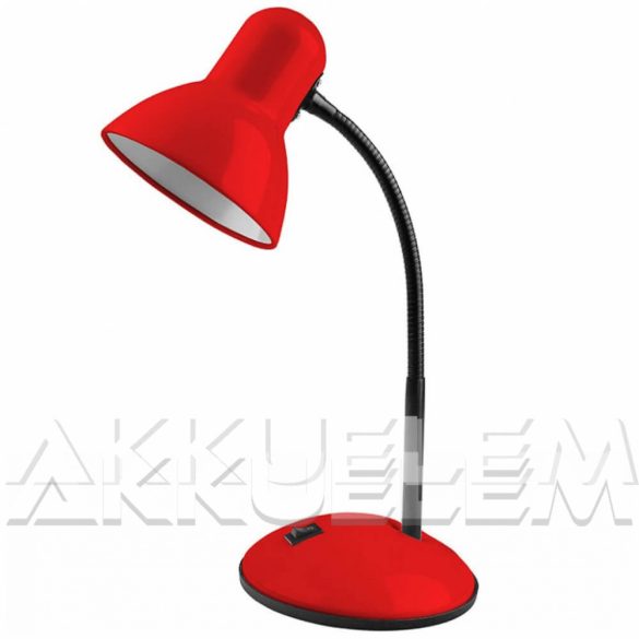 Avide Basic max40W asztali lámpa, PIROS színű