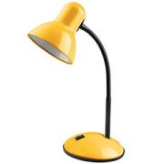 Avide Basic max40W asztali lámpa, SÁRGA színű