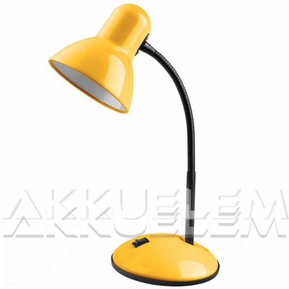 Avide Basic max40W asztali lámpa, SÁRGA színű