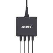 XTAR 4U USB töltő-elosztó négycsatornás 1x2,4A 3x1A