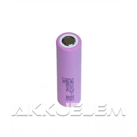 Ipari nagyáramú akkucella 18650 Li-ion 3,6V 3000mAh Samsung 18650-30Q