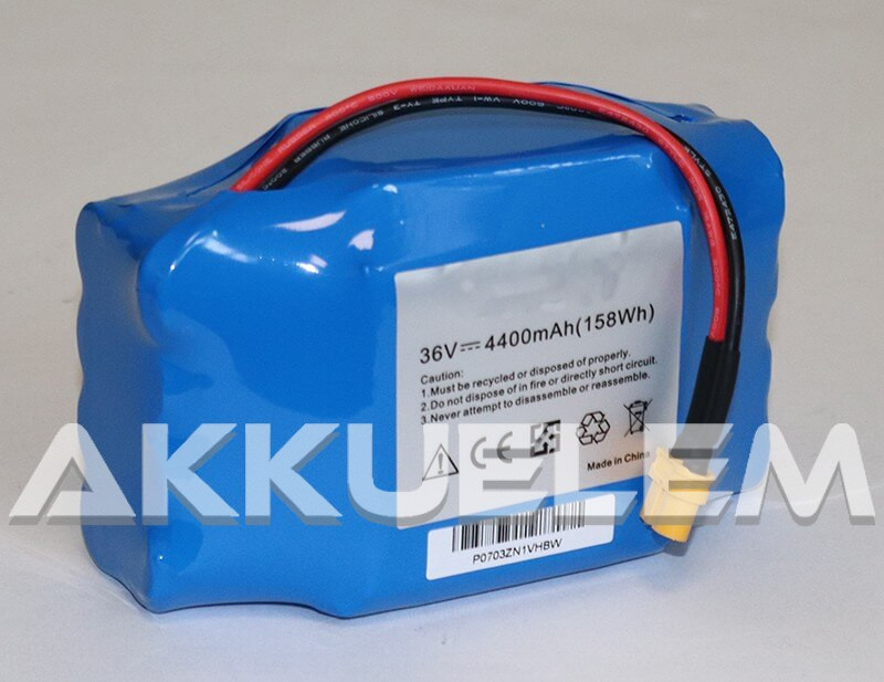 Hoverboard 36V 4400mAh Li-ion e-jármű akkumulátor