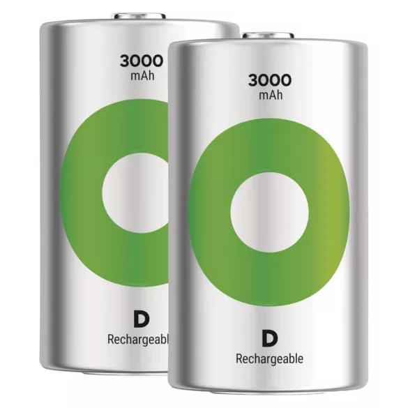 GP D Recyko 3000mAh Ni-MH akkumulátor 2db/csomag (ár/csomag)