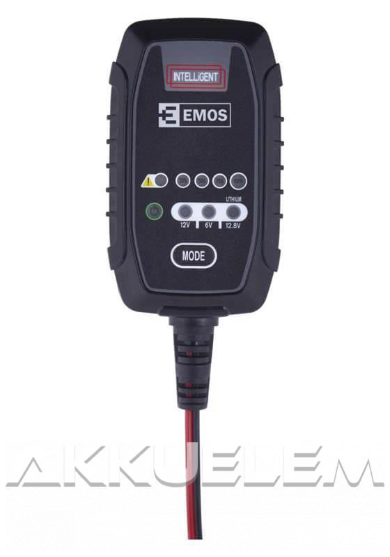 N1015 Li-ion Li-FePO4 AGM autó motor akkumulátor töltő 6V/12V