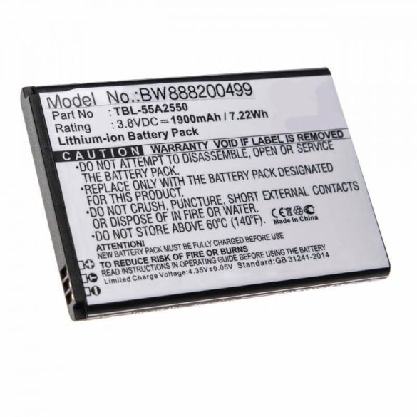 TP-Link TBL-55A2550 3,8V 1900mAh utángyártott akkumulátor