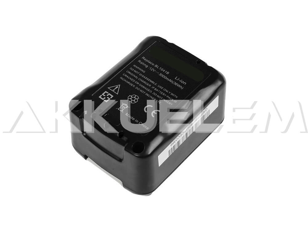 Makita BL1041 10.8V 3000mAh Li-ion utángyártott szerszámgép akku