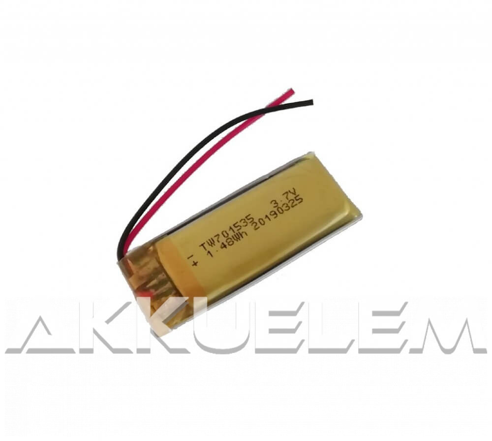 Li-Po akkumulátor 3,7V 320mAh 701535