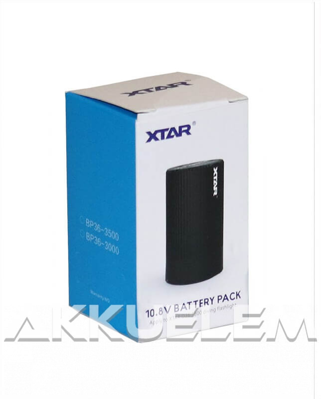 XTAR BP36 10,8V 3500mAh akkupakk D36 búvárlámpához