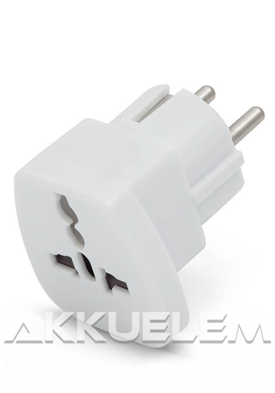 USA->EU hálózati aljzat átalakító utazó adapter