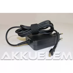   Type-C 45W utángyártott notebook adapter földelt hálózati dugóval