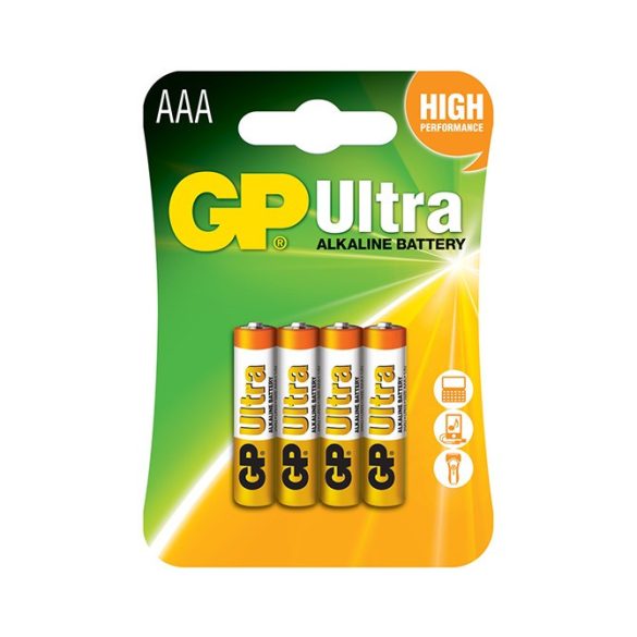 GP Ultra Alkaline LR03 AAA tartós elem 4db/bliszter (ár/db)