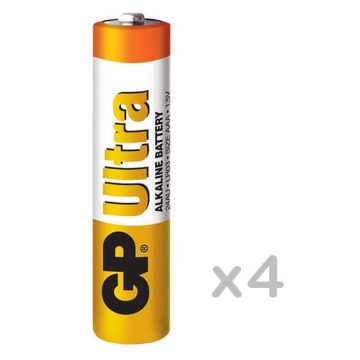   GP Ultra Alkaline LR03 AAA tartós elem 4db/bliszter (ár/db)