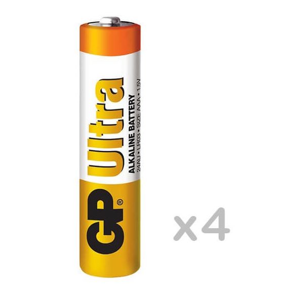 GP Ultra Alkaline LR03 AAA tartós elem 4db/bliszter (ár/db)