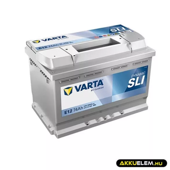 74Ah VARTA Dynamic E12 akkumulátor bal+ (574 013 068)