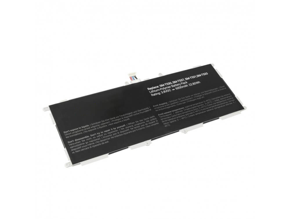   Samsung SM-T530 3,8V 6000mAh utángyártott tablet akkumulátor