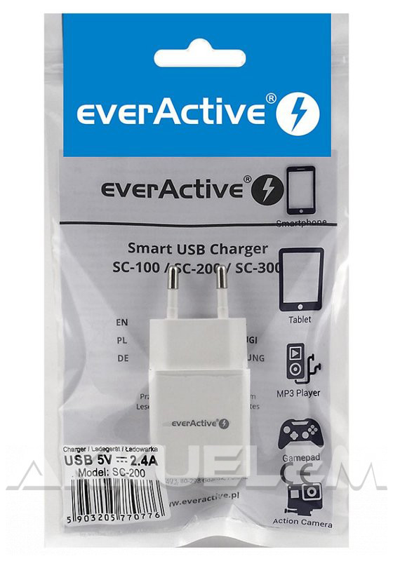 everActive 1xUSB töltő 5V 2,4A