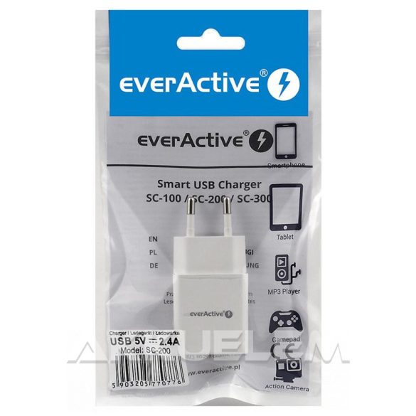 everActive 1xUSB töltő 5V 2,4A