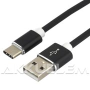 everActive USB-C kábel 3A 1 m FEKETE