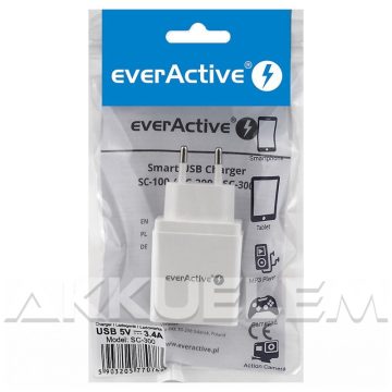 everActive 3xUSB gyorstöltő 5V 3,4A