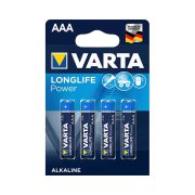   Varta Longlife Power LR03 AAA tartós elemek 4db-os bliszterben (ár/db)