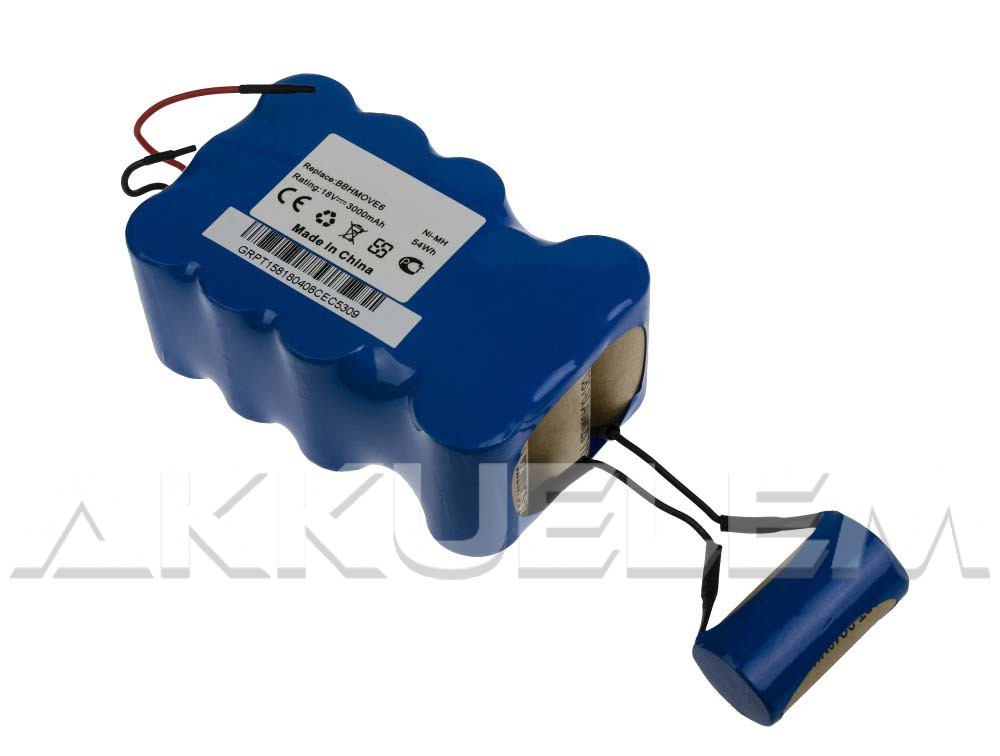 Bosch BBHMove 2in1 14,4V 3000mAh Ni-MH utángyártott porszívó akkumulátor