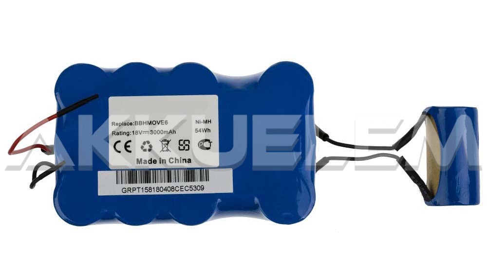 Bosch BBHMove 2in1 14,4V 3000mAh Ni-MH utángyártott porszívó akkumulátor